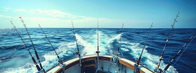 Deep Sea Fishing with Multiple Rods